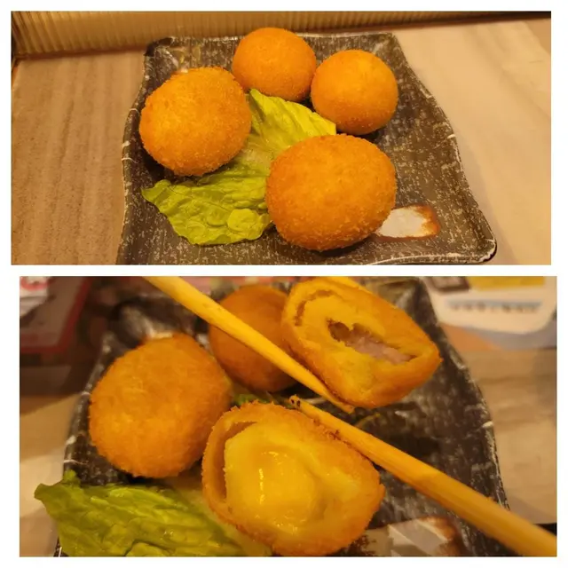 紫心香芋丸,榴槤炸彈