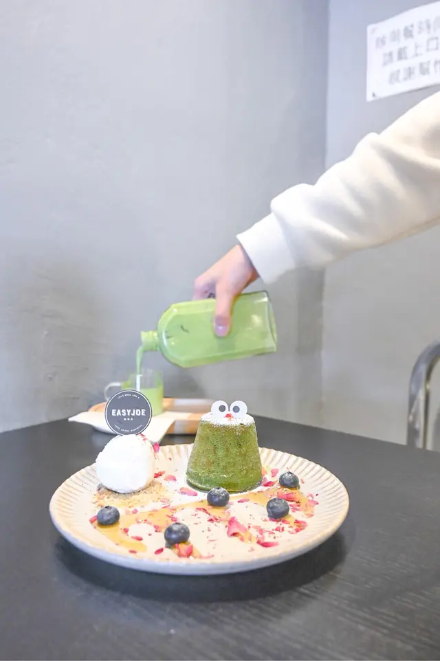 小山園抹茶心太軟配豆腐雪糕 