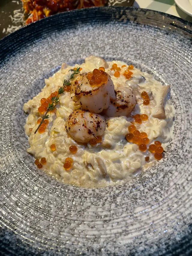 日本產帆立貝香濃忌廉意大利飯