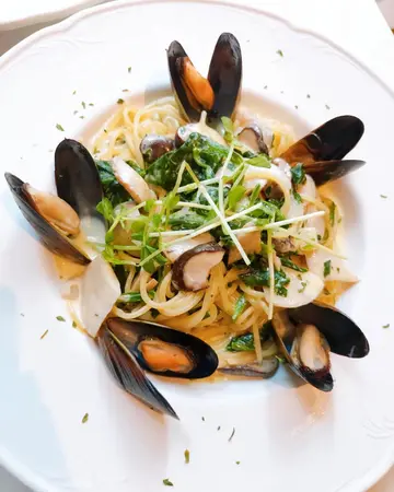 香草酱蓝青口意大利粉 