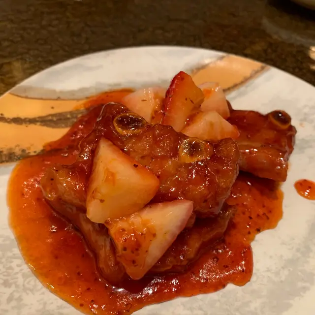 士多啤梨焗肉排