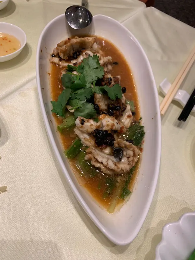 梅子豉汁蒸白鱔片