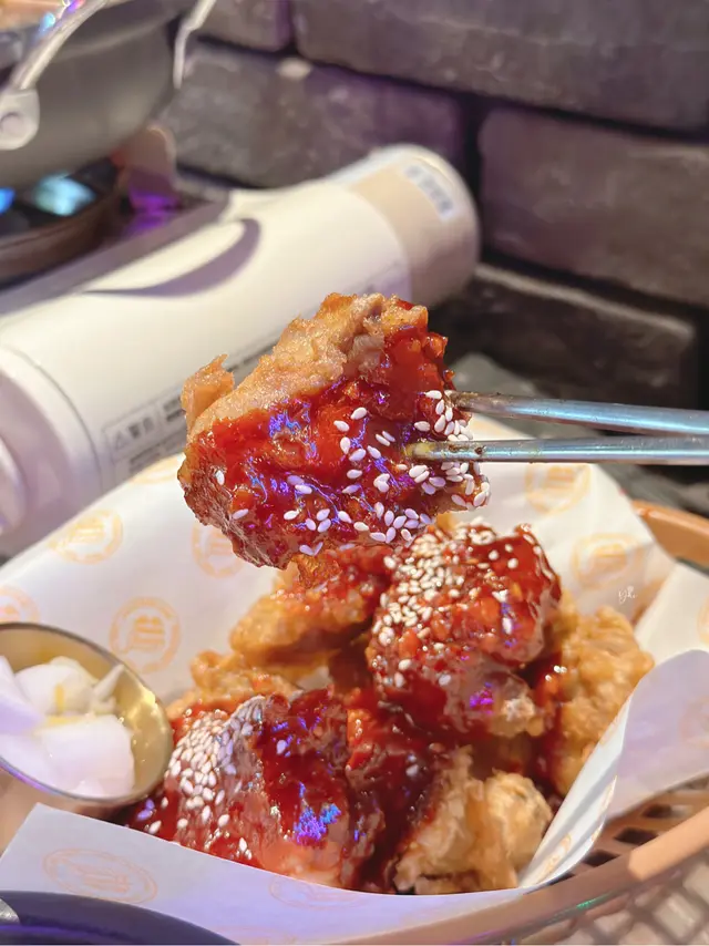 新沙洞炸雞半份(甜辣味)