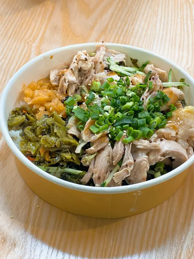 香蔥紫菜手撕雞飯