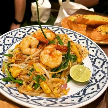 泰式大蝦炒金邊粉