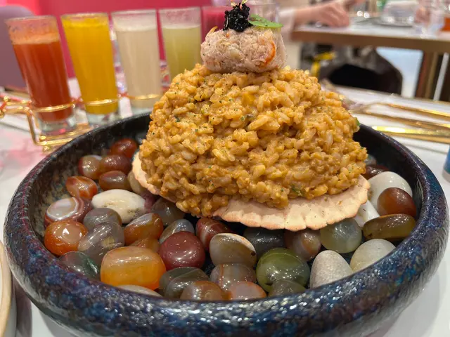 黑魚籽麵包蟹意大利飯