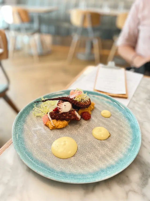 Grilled australian octopus