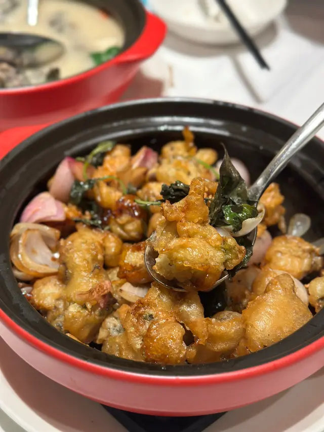 九層塔香燜海蠣