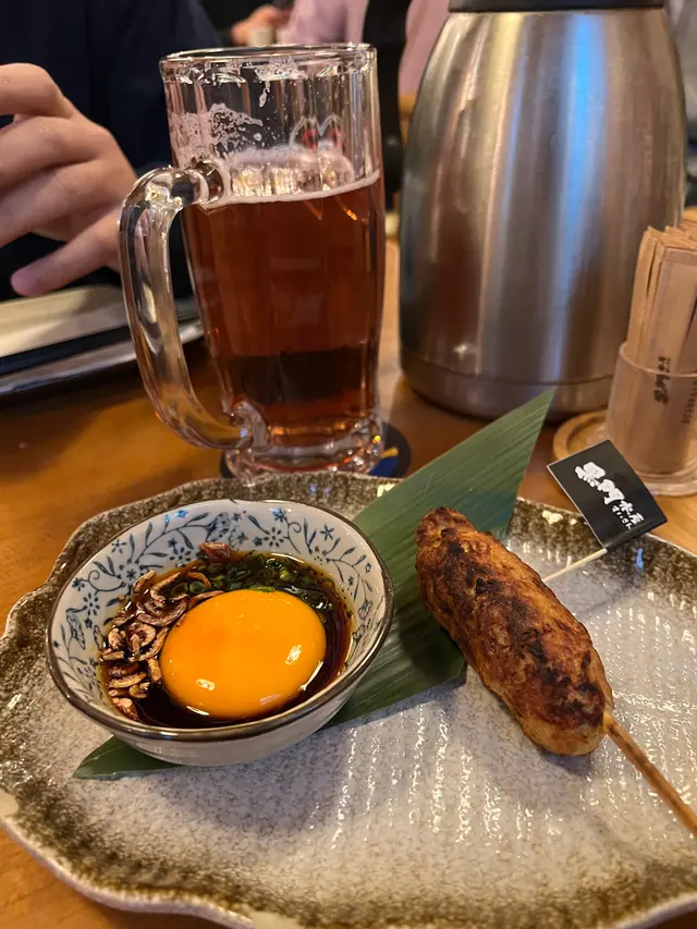 自家製免治雞肉串