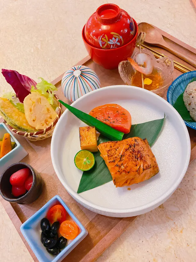 和風汁燒挪威三文魚定食