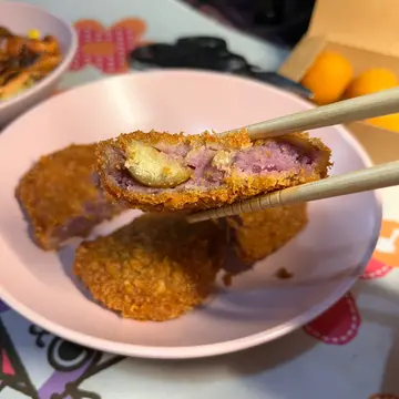 日式紫薯薯饼