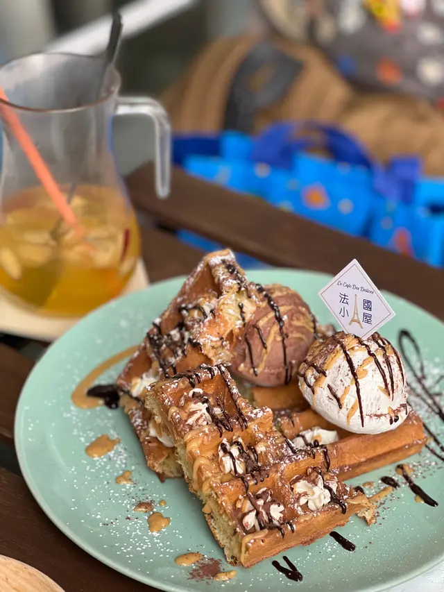 咸牛油焦糖窩夫