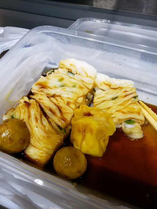 石磨蔥花齋腸套餐