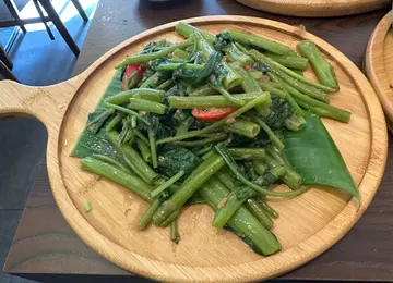 马拉盏炒通菜