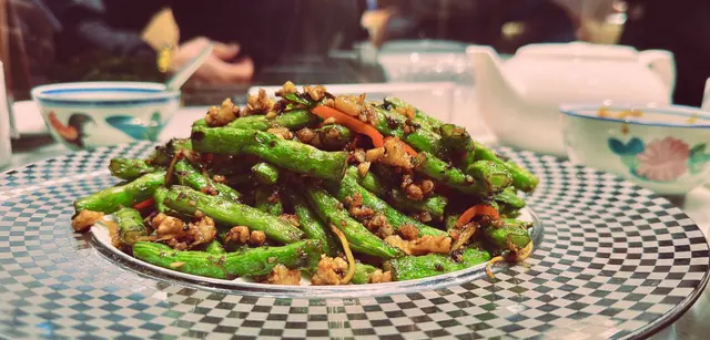 欖菜肉鬆四季豆