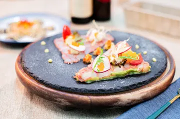 7周年特别食品: 西班牙红虾他他