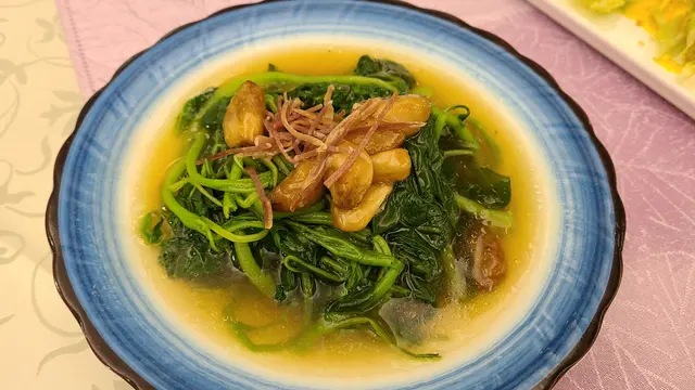 上湯蒜子莧菜