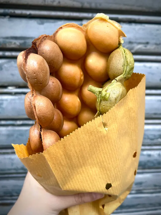 朱古力綠茶原味三色雞蛋仔