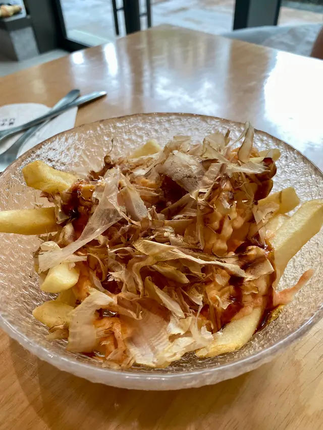 大阪燒醬薯條配明太子醬