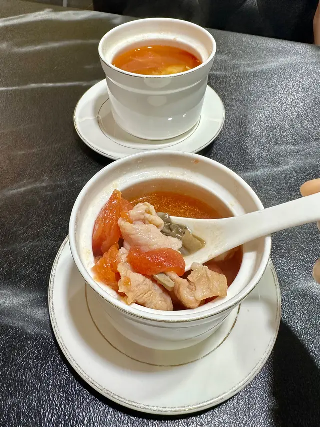 蕃茄肉片湯