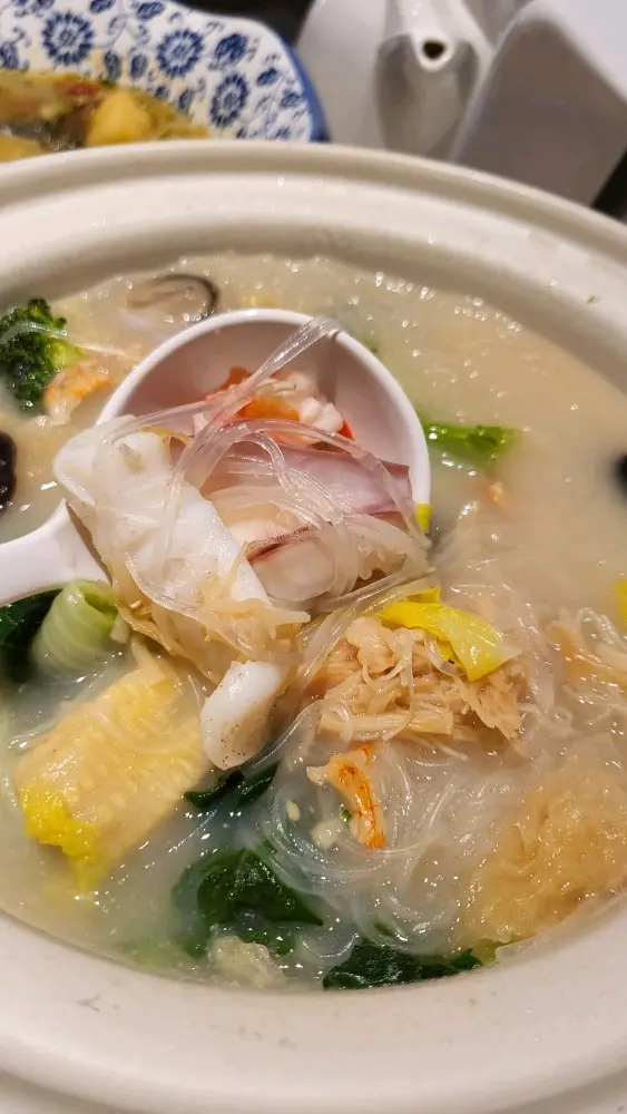 魚湯海味粉絲雜菜煲