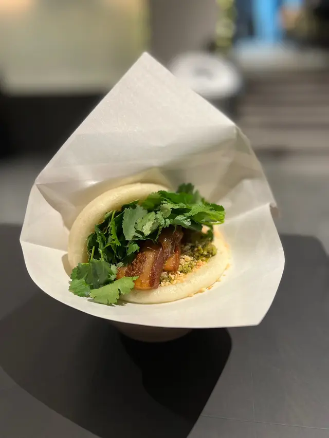 傳統豬腩肉刈包跟柚子醬