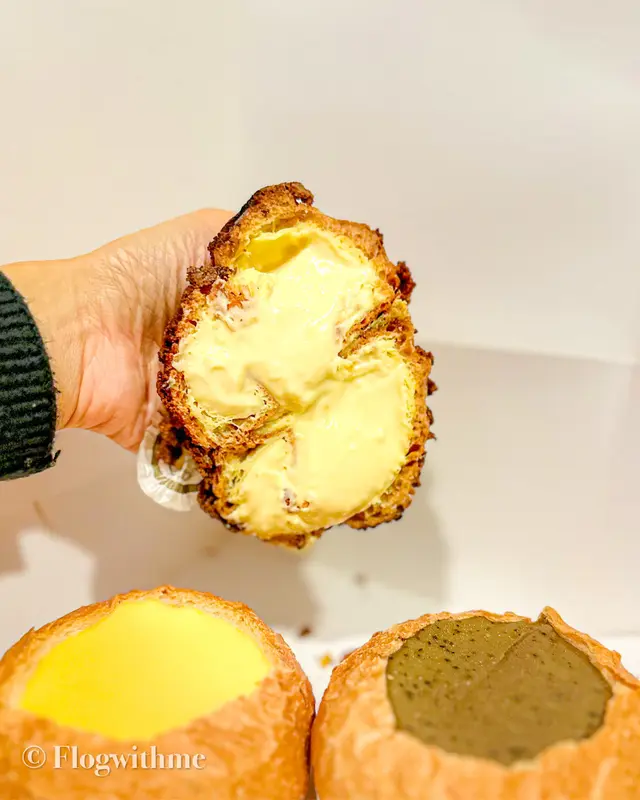 原味脆皮流心布甸泡芙