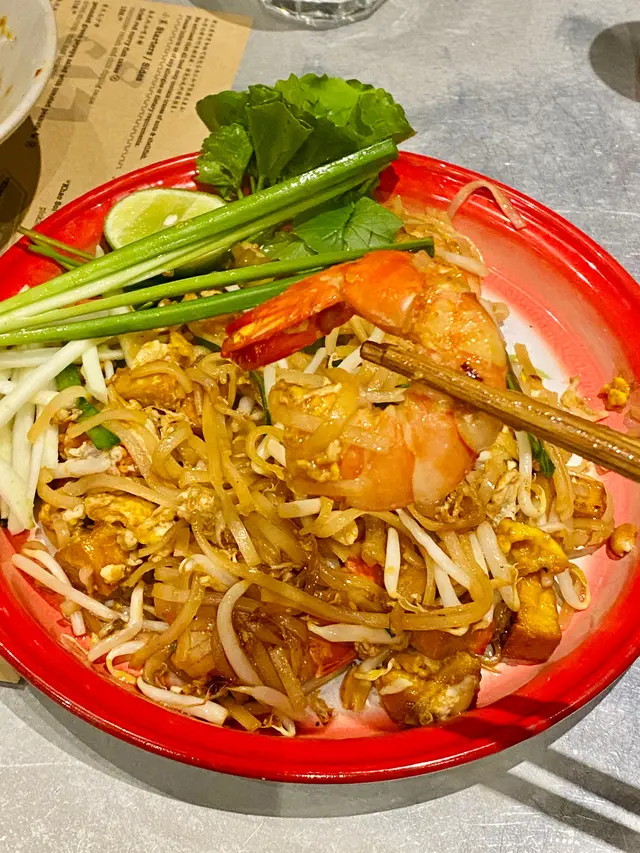 虎虾炒金边粉