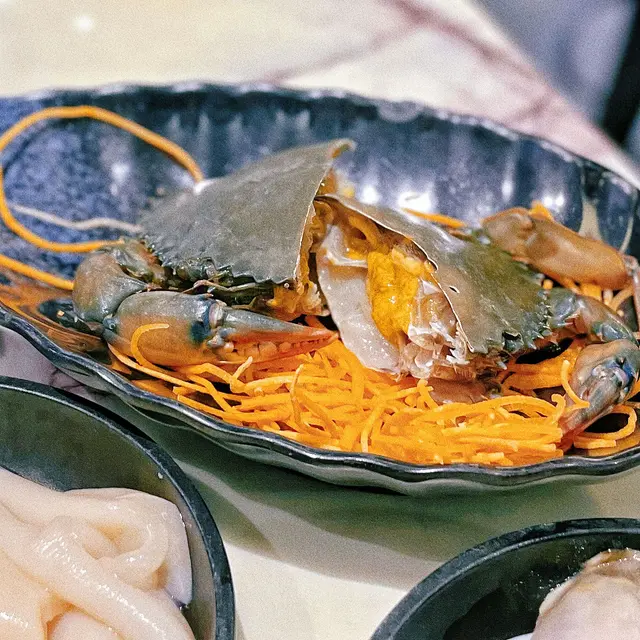 爆膏海蟹,味道鮮甜