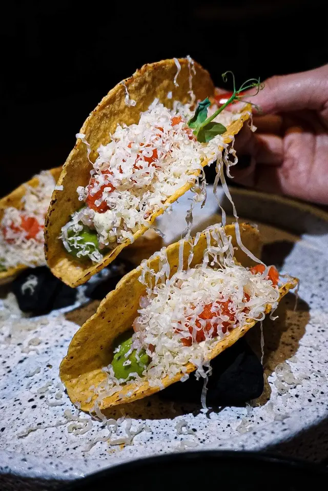 明太子康提芝士蟹肉墨西哥夾餅