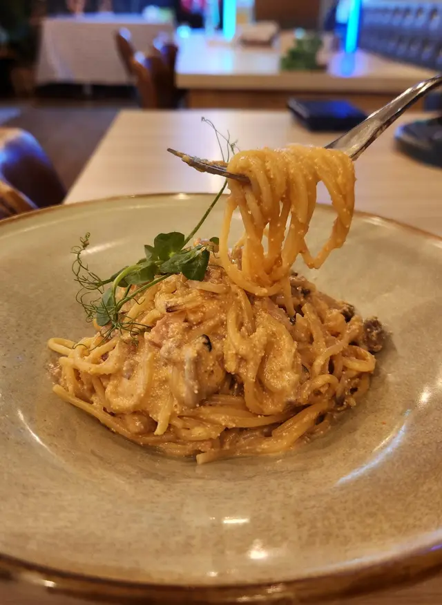 招牌明太子卡邦尼意粉