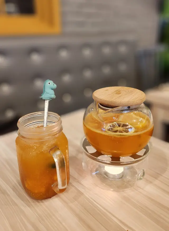 檸檬百香果茶 恐龍樂園水果賓治