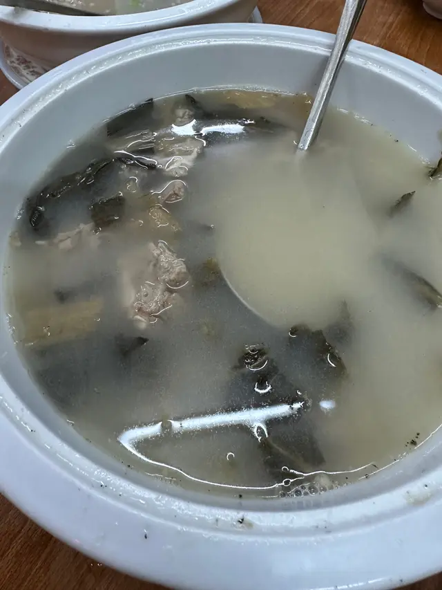 菜乾豬肺湯
