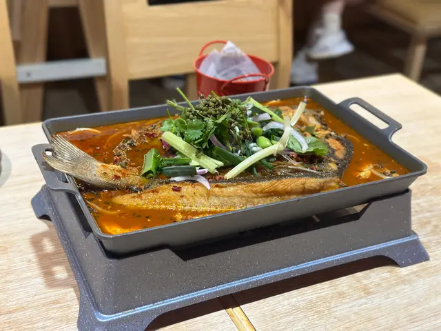 青花椒麻香烤魚