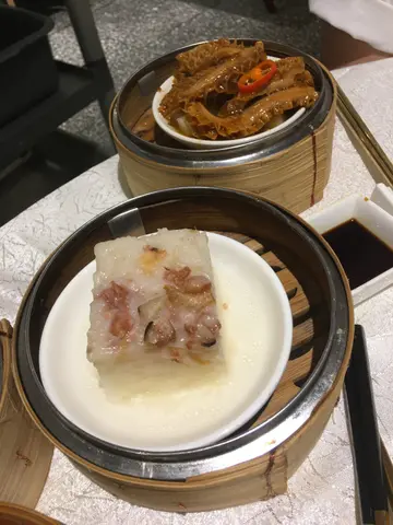 牛肚、蒸萝卜糕