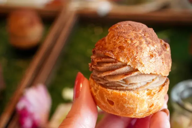 朱古力栗子泡芙