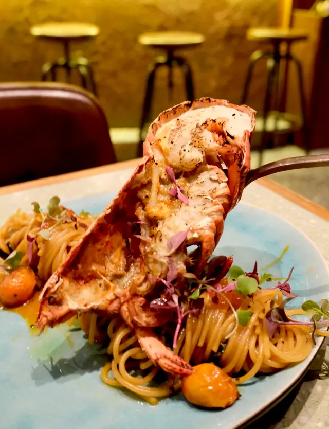 新鮮波士頓龍蝦意粉