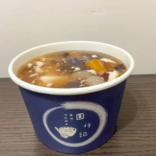 豆腐花紅豆三色芋圓