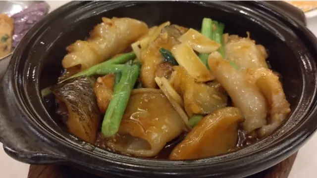 薑蔥海參爆花膠