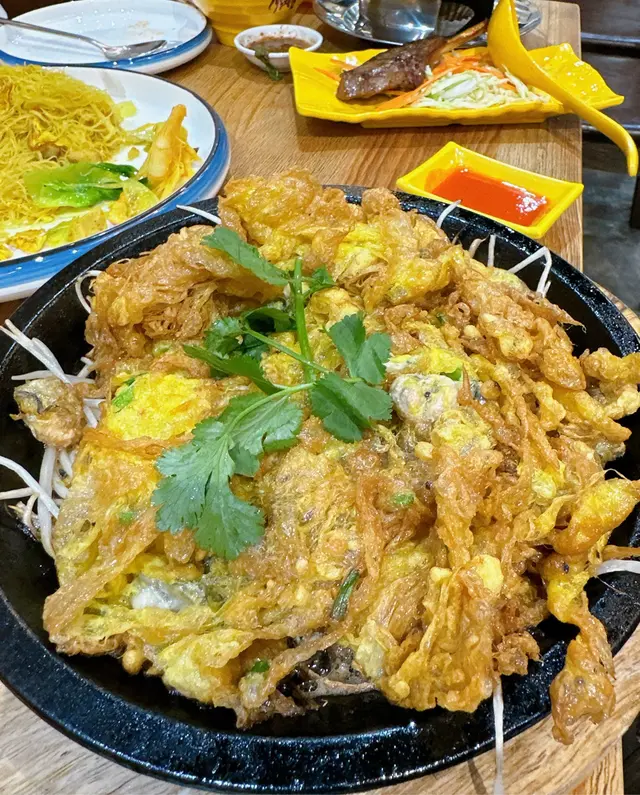 泰式鐵板蠔餅