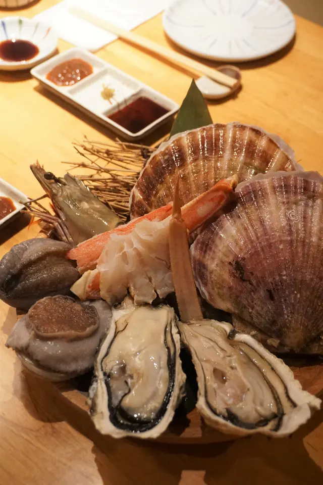 漁獲浜燒盛合(活)