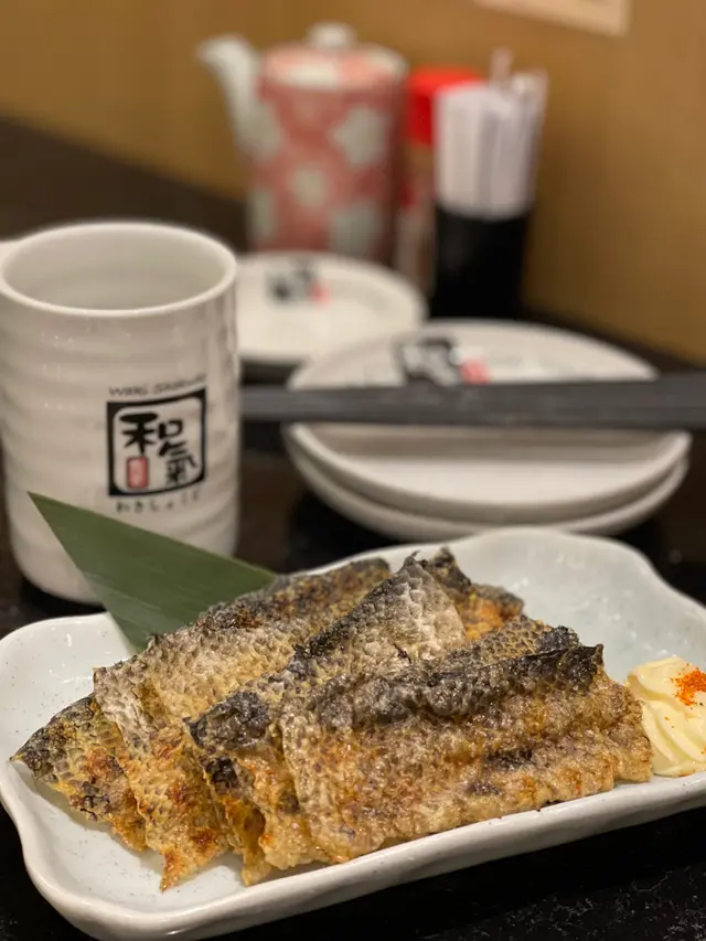 脆脆燒三文魚皮