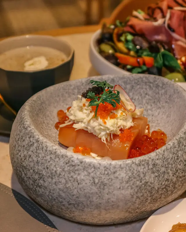 煙燻三文魚蟹肉