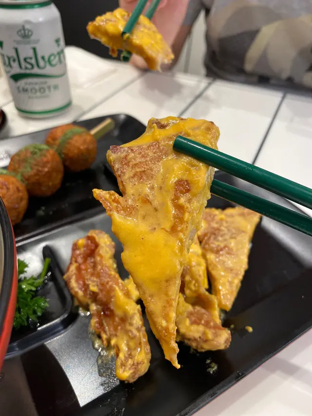 香噴噴奶黃金沙豬柳肉