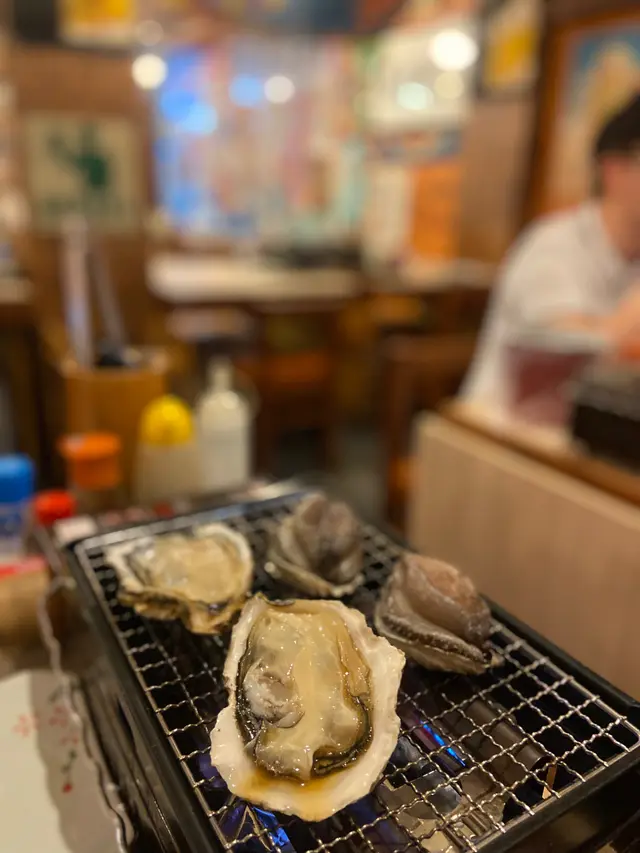 燒生蠔和燒鮑魚