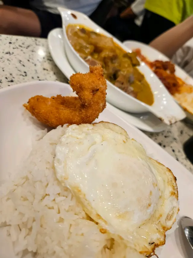 喱排骨飯加魚柳