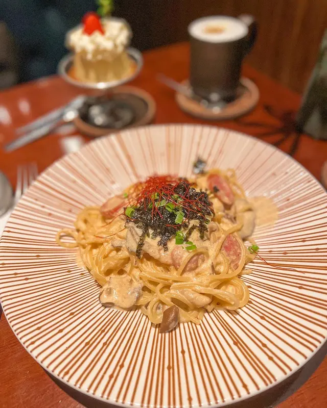 明大子香腸意粉