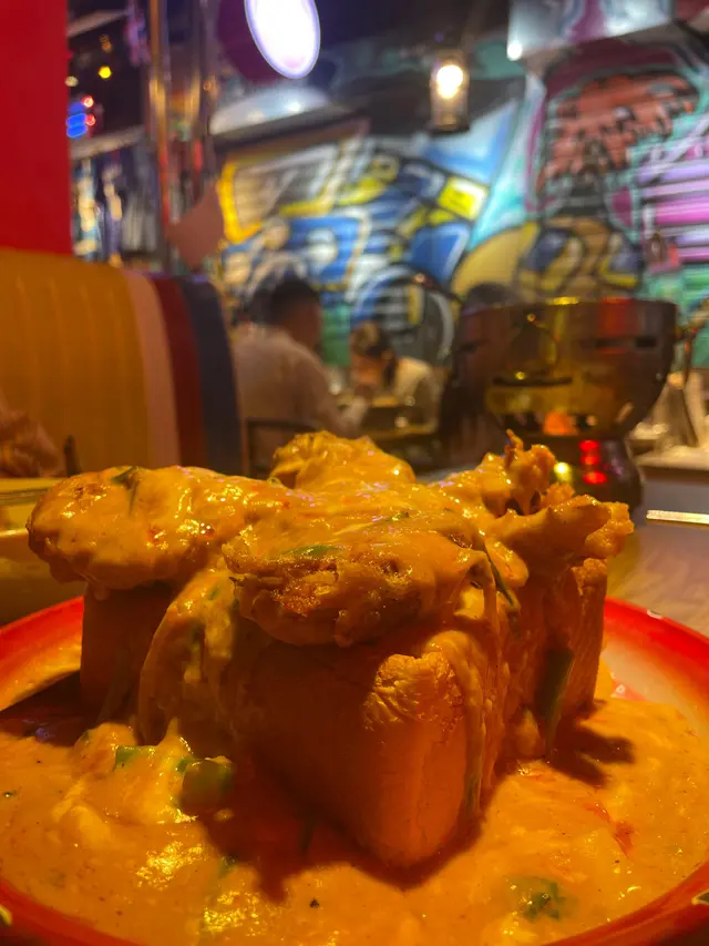 招牌黃咖喱麵包軟殼蟹