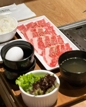 壽喜燒牛小排＆牛五花套餐
