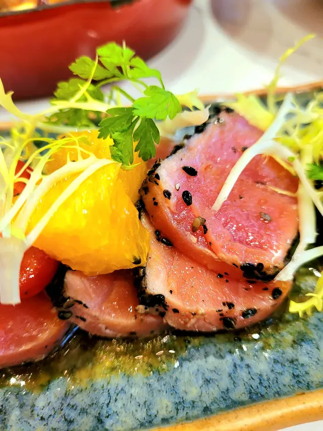 煎封吞拿魚薄片